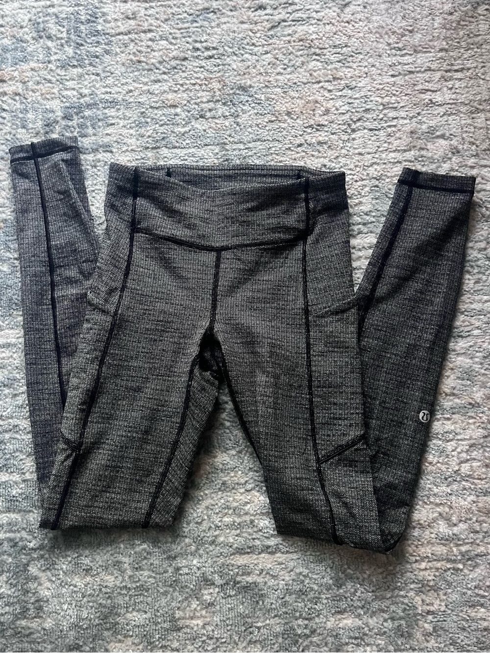 Lululemon Black and White Leggings